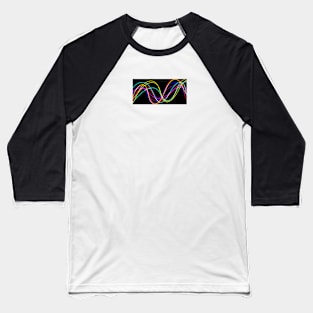 Rainbow Waves Baseball T-Shirt